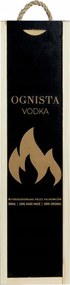 Fából készült boros doboz vodka Tűz Vodka