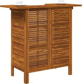vidaXL tömör akácfa bárasztal 110 x 50 x 105 cm