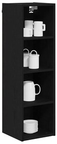 Függő szekrény Riga Fekete tölgy 30 x 29,5 x 100 cm Faanyag