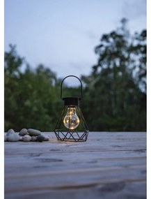 Eddy fekete LED lámpás, magasság 15,5 cm - Star Trading
