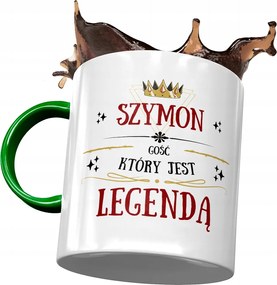 Zöld Bögre Simon Simek Kollégáknak Ajándék Nyomtatott Fotóval