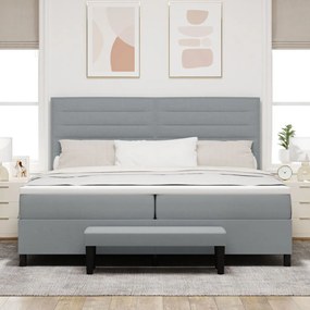 Boxspring ágy matraccal és paddal