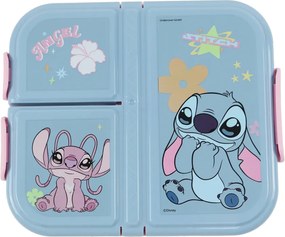 Disney Lilo és Stitch, a csillagkutya Alien 626 több rekeszes uzsonnás doboz, szendvicsdoboz