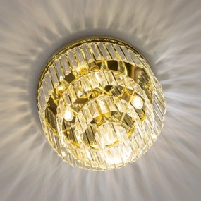 Brilagi - LED kristály mennyezeti lámpa MOZART 5xE14/40W/230V aranyszínű