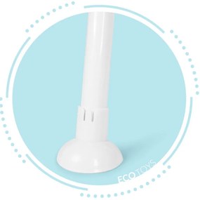 Összecsukható gyerek etetőszék 3 in 1 szürke