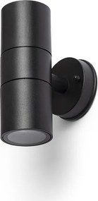RENDL SORANO II fali lámpa fekete műanyag 230V LED GU10 2x8W IP44