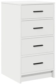 Öltözködőasztal fiókkal 3 pcs Fehér 40 x 41 x 135 cm Faanyag