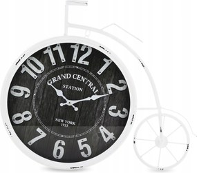 Kerékpár falióra – stílusos kiegészítő retro hangulatban fém fehér