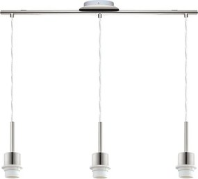Brilagi - LED kábeles csillár NUBILA 3xE27/60W/230V világosbarna