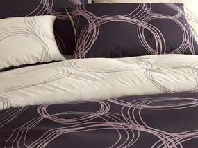 Pamut ágynemű BUBBLES BLEND fekete Ágyneműhuzat mérete: 70 x 90 cm | 140 x 200 cm