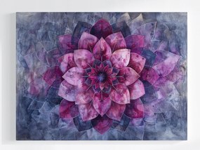 Poszter Lótuszvirág Lila Akvarell Absztrakt 100x75