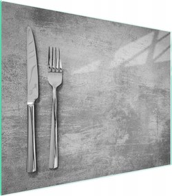 Üveg Vágódeszka 52x40 Evőeszköz Edzett Üveg