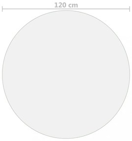 átlátszó PVC védőabrosz Ø 120 cm 2 mm