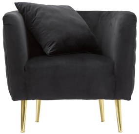 Fotel bucarest fekete 76x74x71cm