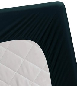 Ágynemű Jersey fekete TiaHome - 90x200cm