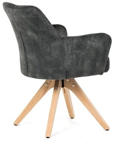 Zöld Bársony Étkezőszék. HC-D7188 GRN4