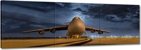 Vászonkép 90x30 Nagy repülőgép repülőtér