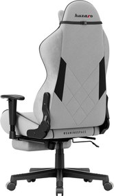 Gamer szék, Force lábtartóval szürke