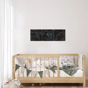 Kép - Fekete márvány (órával) (90x30 cm)