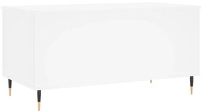 fehér szerelt fa dohányzóasztal 90x44,5x45 cm