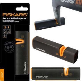 Kés- És Fejszeélező Fiskars Edge Xsharp Fekete 2in1 Kétfázisú Erős