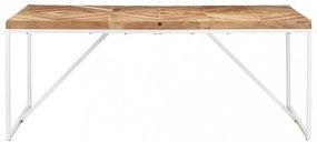 tömör akácfa és mangófa étkezőasztal 180 x 90 x 76 cm