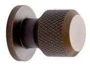 Fogantyú Furnipart MANOR Round gomb, fém, antik sárgaréz