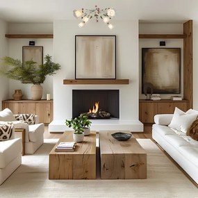 Brilagi - Felületre szerelhető csillár FLORA 6xE14/60W/230V