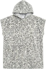 Kapucnis pléd LEOPARD, szürke