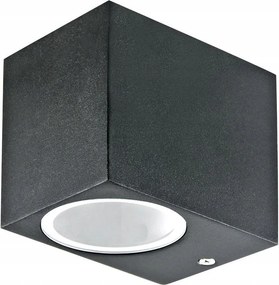 Boston kültéri homlokzati kerti fali lámpa 1xGU10 IP44 fekete Goldlux