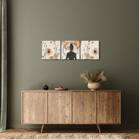Kép - Narancssárga jóga (órával) (90x30 cm)
