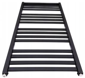 Regnis LOX, fűtőelem 530x880mm központi csatlakozással 50mm, 518W, fekete matt, LOX90/50/D5/FEKETE