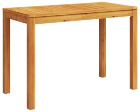 tömör akácfa kerti étkezőasztal 110 x 55 x 75 cm