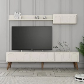 TV szekrény Lyon 2 - Krém, Diós