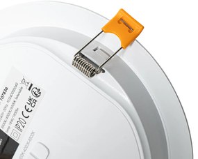 6 db beépíthető LED spotlámpa fehér 17 cm állítható Kelvinnel - Stephanie