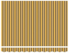 Manuális Behúzható Napellenző Többszínű csík 300x250 cm