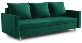 ALMA Nagyméretű kinyitható kanapé Zöld