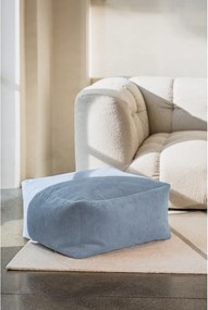 Világoskék kordbársony puff Keno – noo.ma