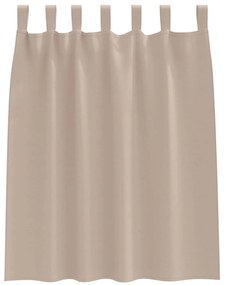 Függönyök függönyökkel 2 pcs Tópszínű 140x140cm Poliészter