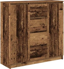 vidaXL antik fa szerelt fa tálalószekrény fiókos 100,5x35x98,5 cm