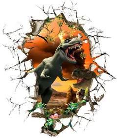 Vidám Fal |  Falmatrica Jurassic Park Tyrannoszauruszok Méret: 45 x 50 cm