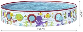 Gyermek 152x25 cm-es BESTWAY 55029 felfújható medence