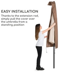 Shield Premium, védőburkolat napernyőkhöz, Ø 300 cm-ig, UV-ellenálló