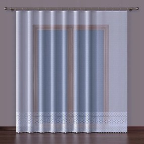 Mg Függöny jacquard 34796 140x120cm Kész Szalaggal K