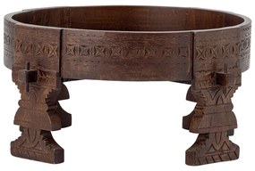 Bézs-sötétbarna puff Paloma – Bloomingville