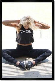 Poszterek keretben 40x60 Edzőterem Edzés Teljesítmény