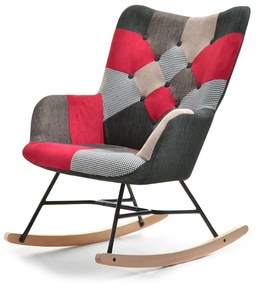 Fotel Sibyla (patchwork + fekete). 1110395