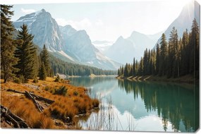 Vászonkép 120x80cm Vászonkép Hálószoba Nappaliba Panoráma Erdő