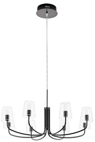 Eglo Eglo 96514 - LED Dimmelhető függesztékes lámpa NOVENTA 1 8xLED/3,3W/230V fekete EG96514