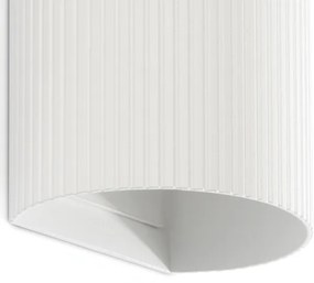 FARO 40542 - Fali lámpa SOLE 2xGU10/8W/230V fehér csipkézett kerek